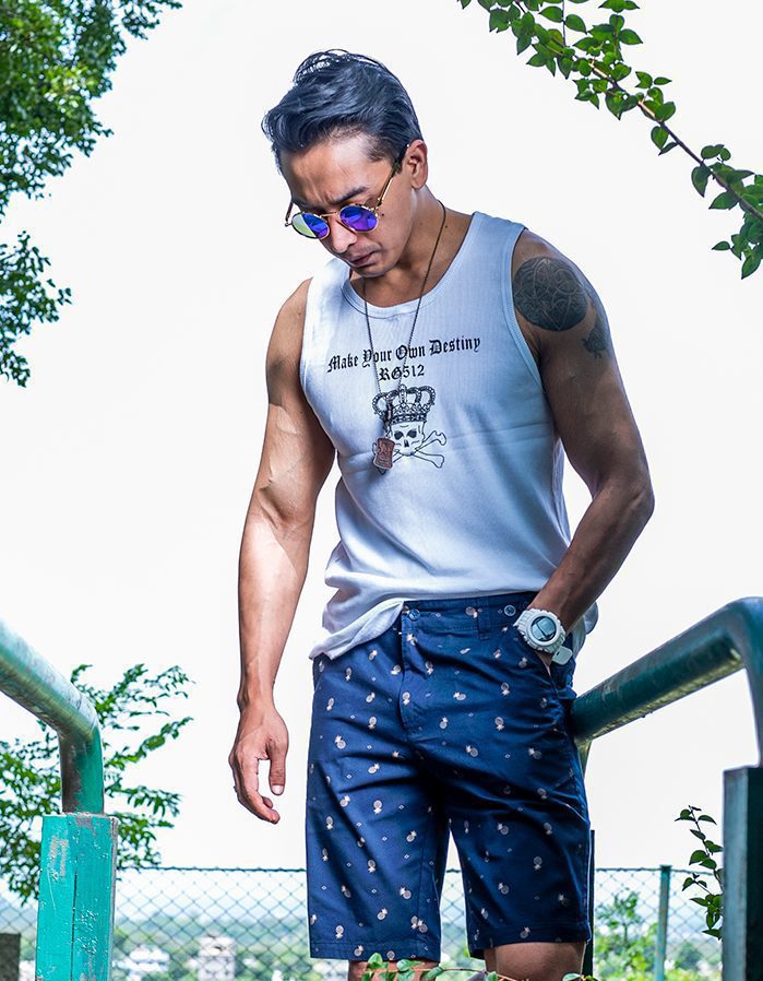 Check Shorts for men