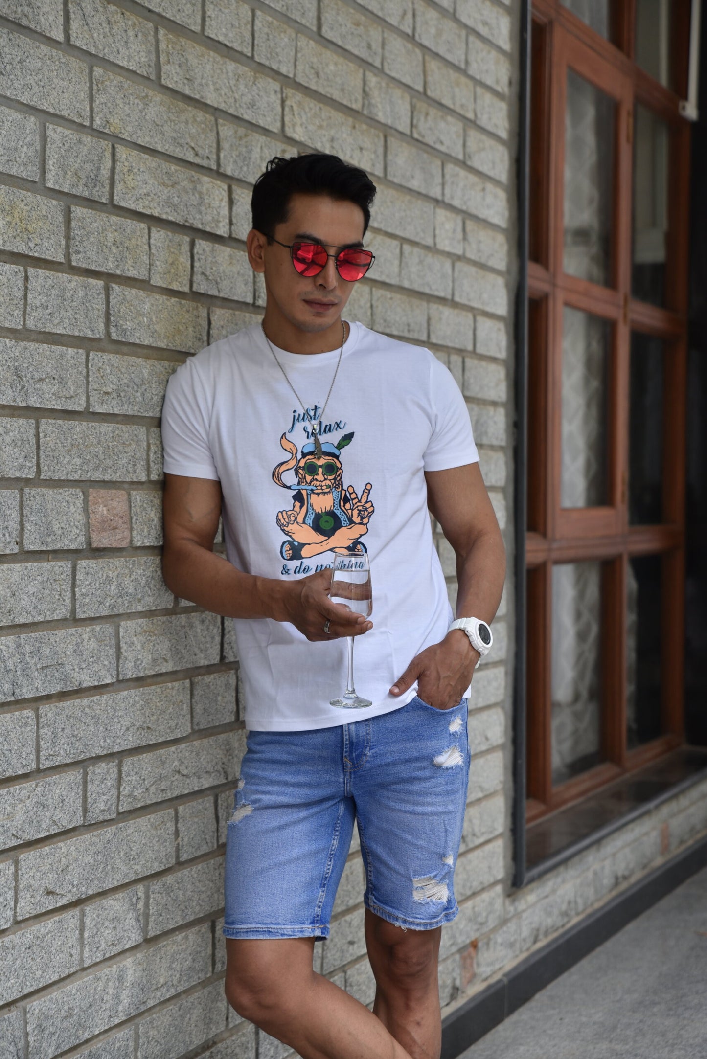 JUST RELAX AND DO NOTHING | PRINTED T-SHIRTS FOR MEN