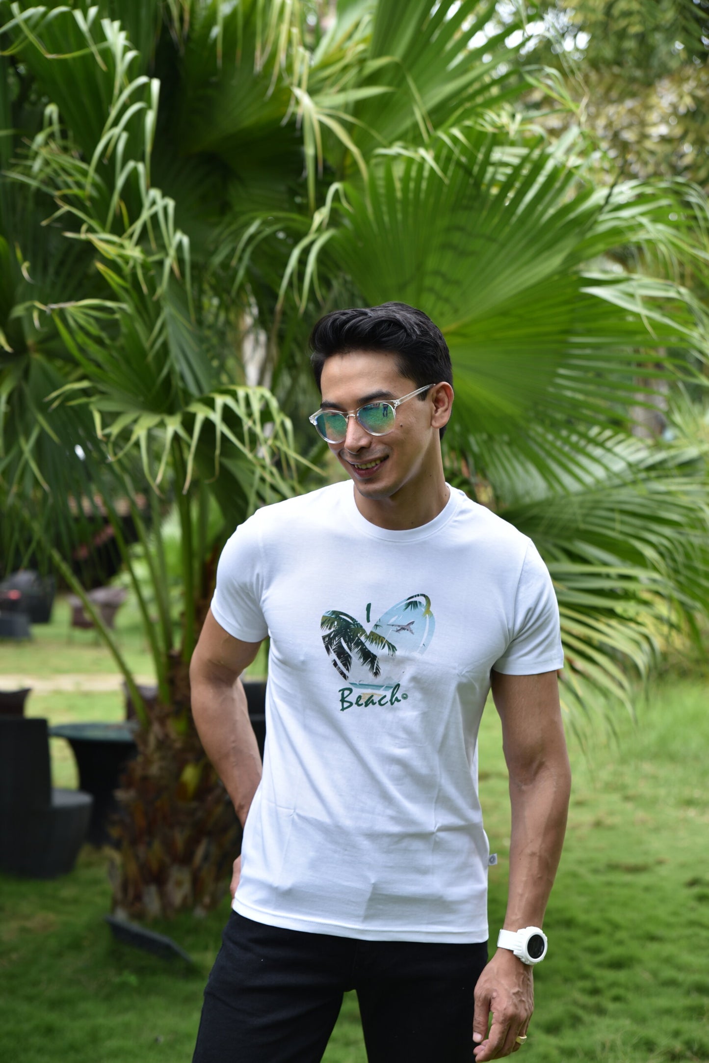 I LOVE BEACH | PRINTED T-SHIRTS FOR MEN | MEN T-SHIRTS