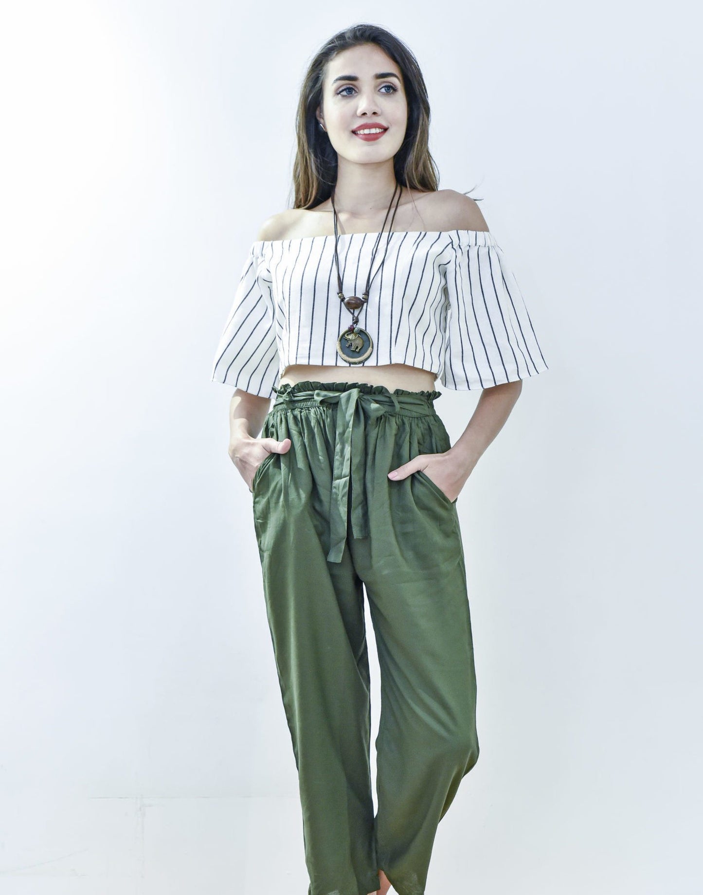 Rayon pants for women