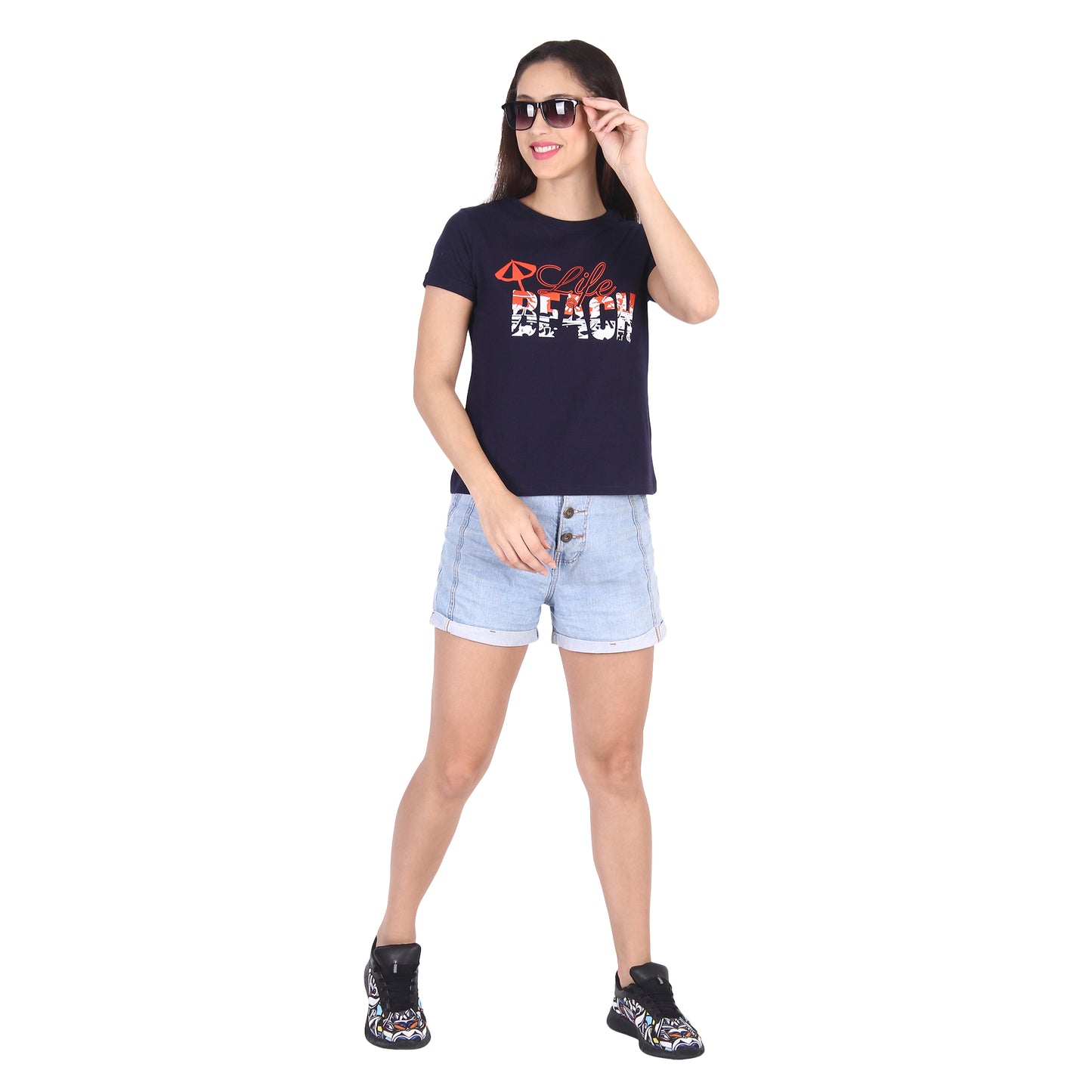 BEACH LIFE | PRINTED T-SHIRTS FOR WOMEN | WOMEN T-SHIRTS