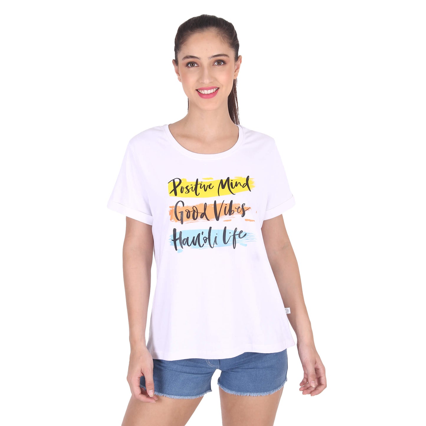 POSITIVE MIND | PRINTED T-SHIRTS FOR WOMEN | WOMEN T-SHIRTS