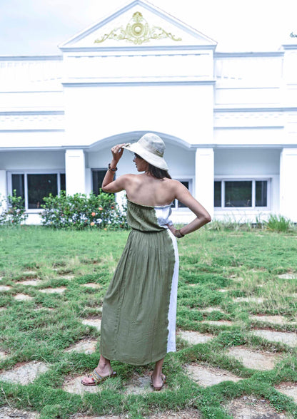 DYE IT GREEN | BEACH MAXI DRESSES | WOMEN BEACHWEAR DRESS | Dress for outdoor shoot